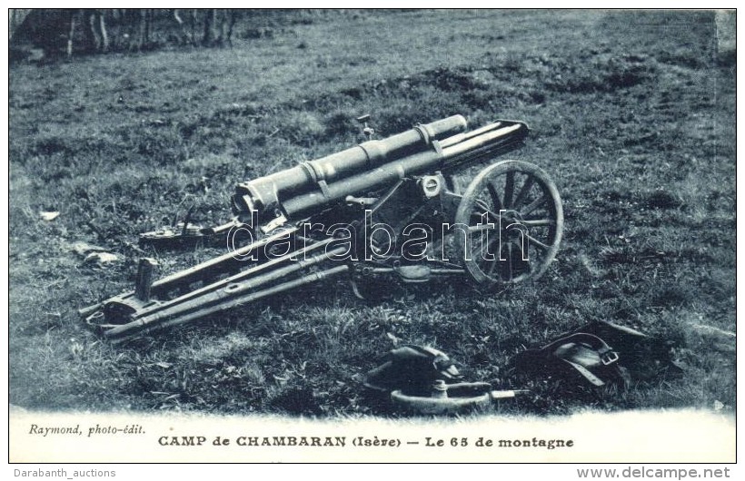 ** T1 Champ De Chambaran, Le 65 De Montagne / French WWI Cannon - Zonder Classificatie