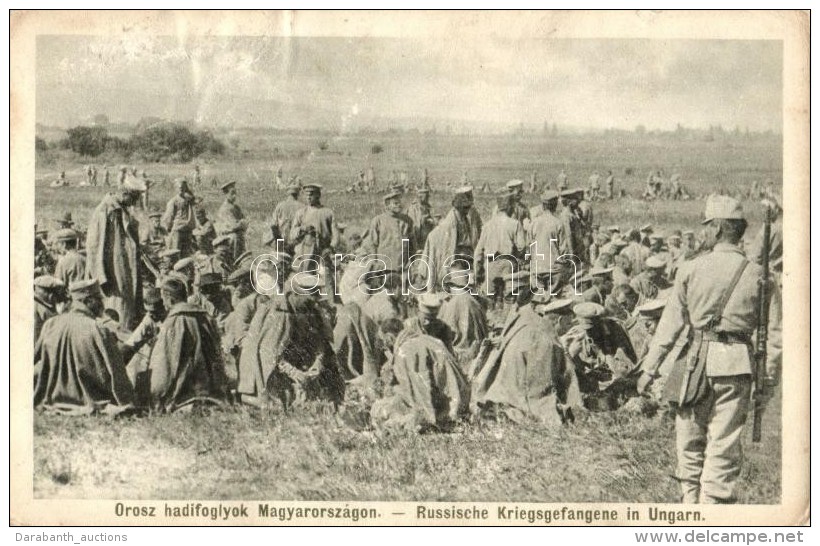 ** T4 Orosz Hadifoglyok Magyarorsz&aacute;gon / WWI Russian Prisoners Of War (POWs) In Hungary (Rb) - Unclassified