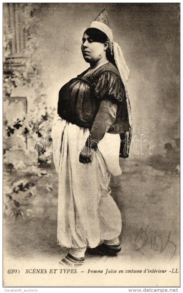 * T2 Femme Juive En Costume D'interieur / Jewish Woman, Morocco; Judaica - Zonder Classificatie