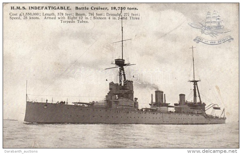 ** T2/T3 HMS Indefatigable British Royal Navy Battlecruiser (EK) - Non Classificati