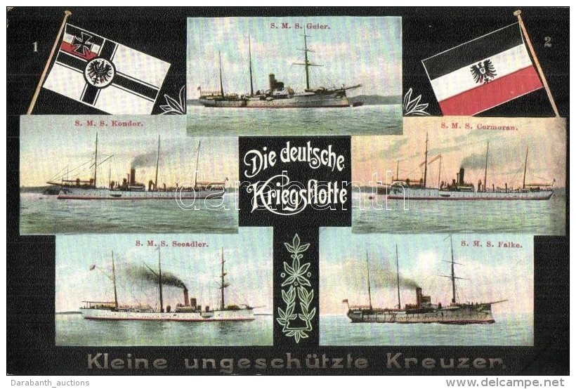 ** T2 Die Deutsche Kriegsflotte; SMS Kondor, SMS Geier, SMS Cormoran, SMS Falke, SMS Seeadler / Kaiserliche Marine,... - Zonder Classificatie