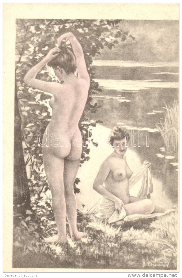 ** T2 Erotic Nude Art Postcard - Unclassified