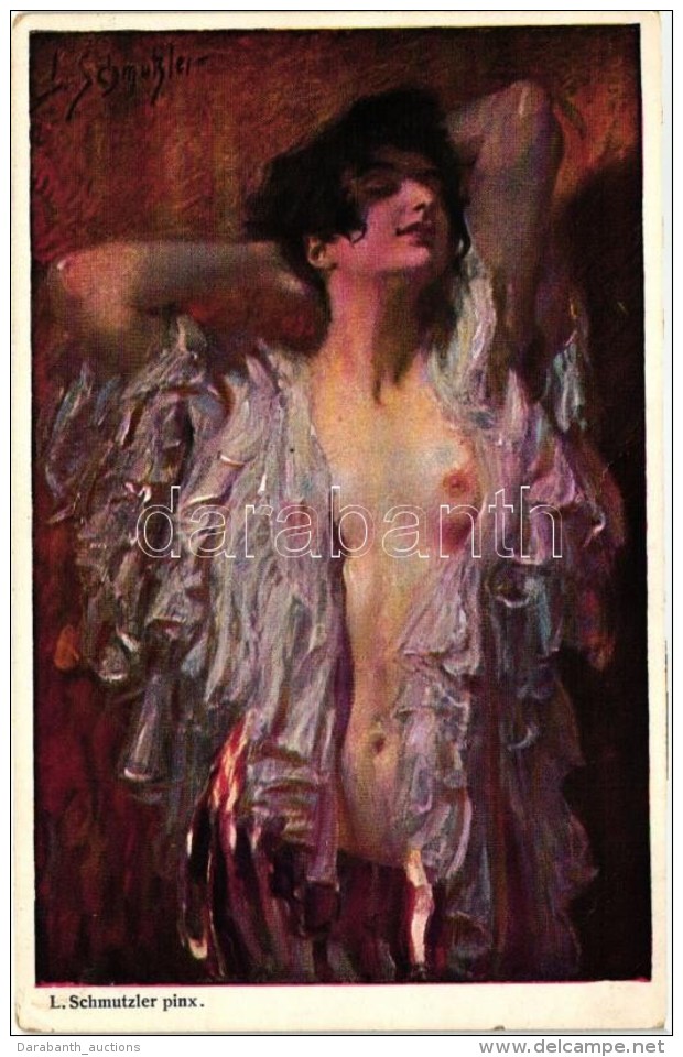 ** T3 Erotic Nude Art Postcard S: L. Schmutzler (EB) - Zonder Classificatie