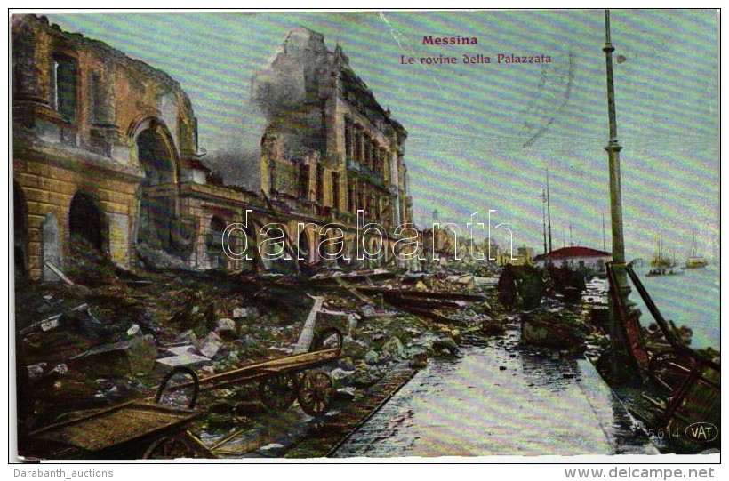 * T3 Messina, Le Rovine Della Palazzata / Palace After The Earthquake (fa) - Non Classés