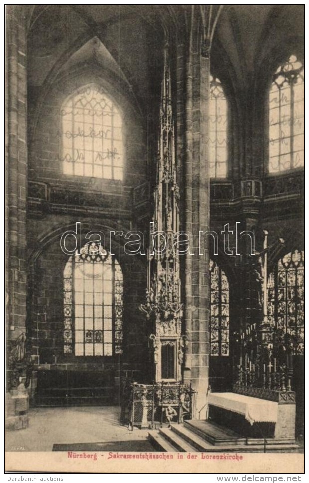 * T2 N&uuml;rnberg, Sakramentsh&auml;uschen In Der Lorenzkirche / Church Interior - Non Classés