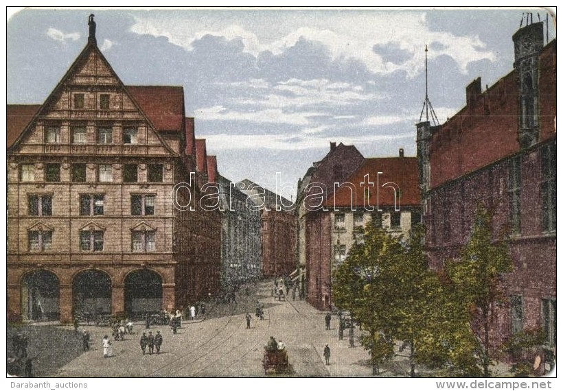 ** T4 K&ouml;ln, Cologne; Stadthaus, G&uuml;rzenich Und G&uuml;rzenichstra&szlig;e / City Hall, Street View (EM) - Non Classés