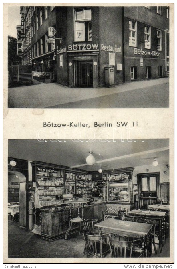 ** T2/T3 Berlin, Hermann Dittrich's B&ouml;tzow-Keller, SW 11 / Restaurant, Interior (EK) - Non Classés