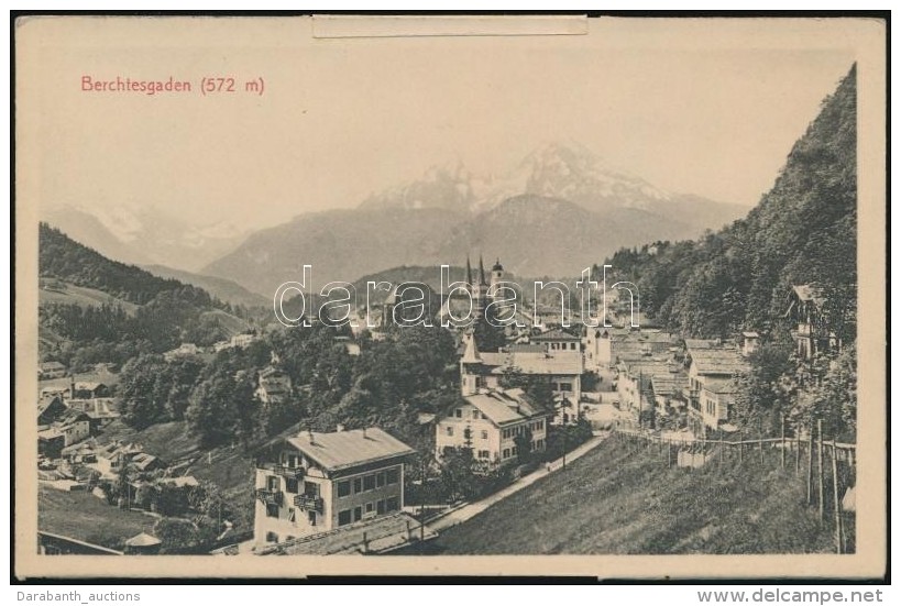 ** T2 Berchtesgaden, Verwandlungskarte 'Berchtesgaden-K&ouml;nigsee' / Interesting Folding Card - Unclassified