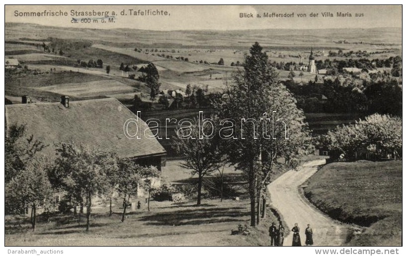 * T1/T2 Ulicko, Swierad&oacute;w-Zdr&oacute;j / Strassberg An Der Tafelfichte, Meffersdorf; Blick Von Der Villa... - Non Classificati