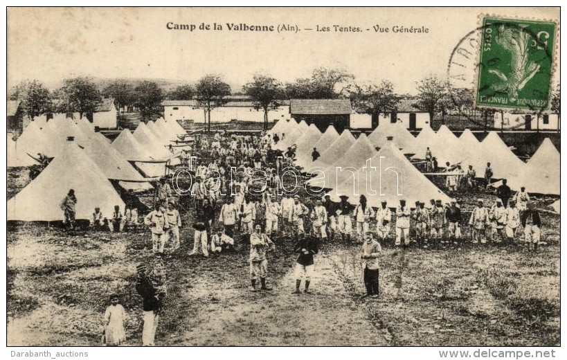 T2/T3 Valbonne, Camp De Valobonne; Les Tentes / French Military Camp - Zonder Classificatie