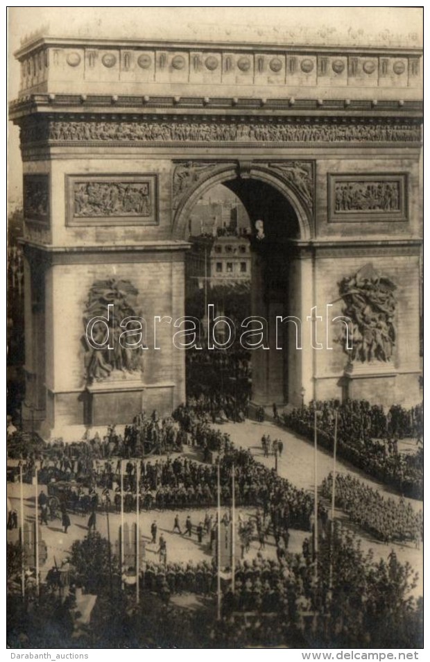 ** T2 Paris, Triumphal Arch, World War I Armistice Parad, Photo - Non Classés