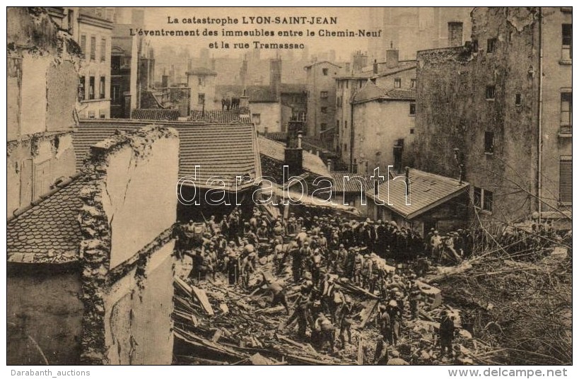 ** T1 Lyon-Saint-Jean, L'eboulement / Landslide Damage - Non Classés
