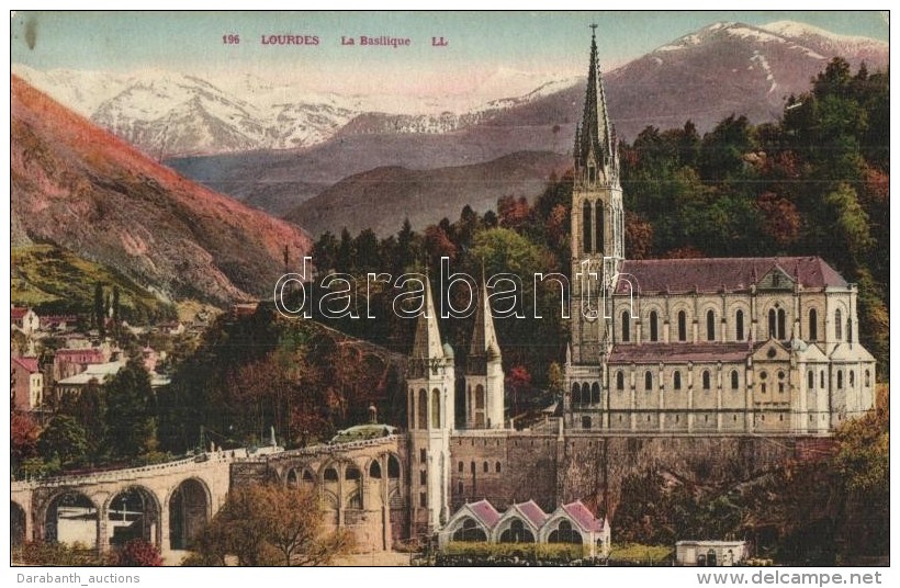 ** T2/T3 Lourdes, La Basilique / Basilica, Church (EK) - Zonder Classificatie