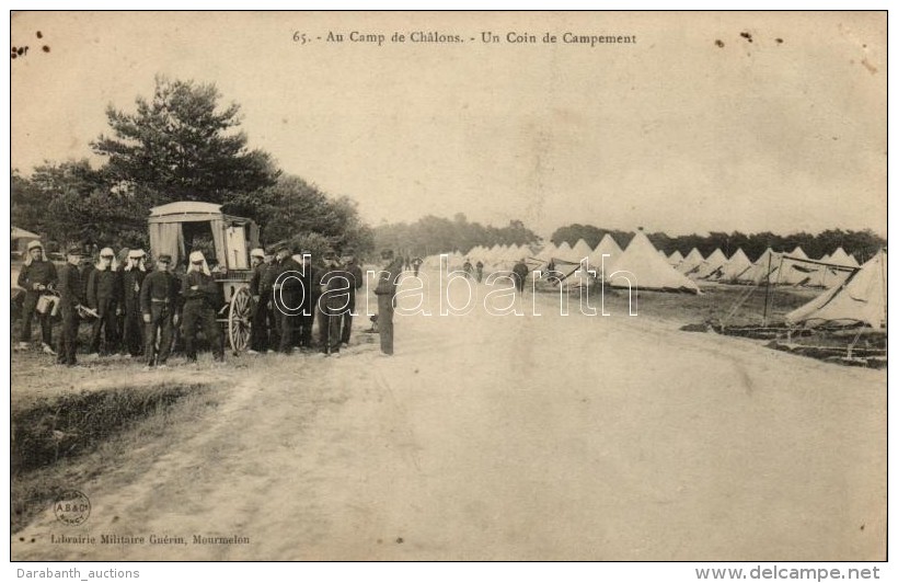 T2/T3 Chalons-sur-Marne, Camp De Chalons, Un Coin De Campement / French Military Camp - Non Classés