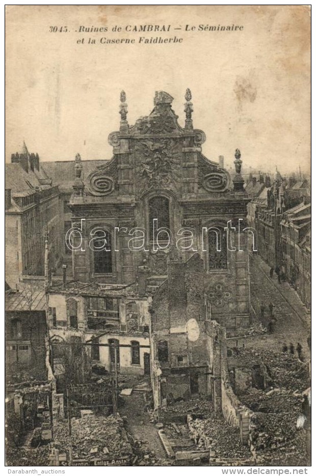 * T3 Cambrai, Le Seminaire / Seminary After The War, Ruins (EB) - Non Classés