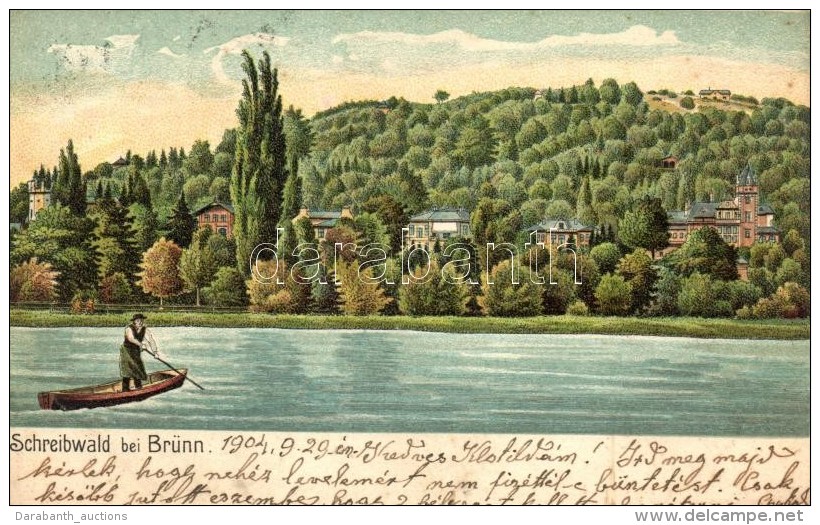 T2/T3 Pis&aacute;rky, Schreibwald Bei Br&uuml;nn / Brno; Litho - Non Classés