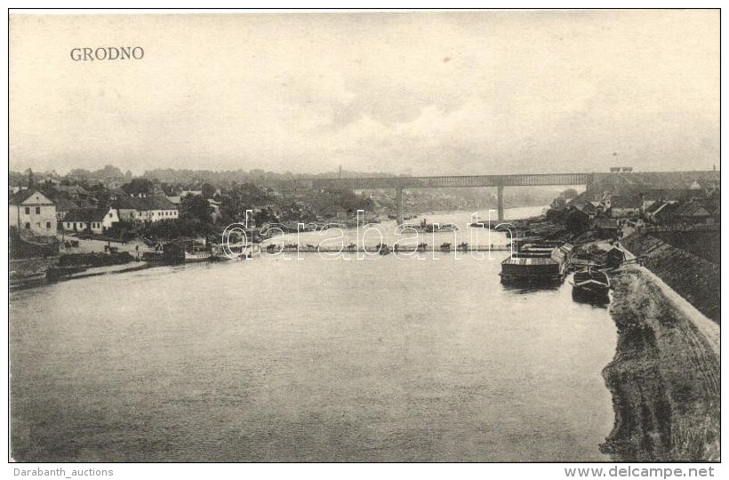 * T2 Hrodna, Grodno; Most Zelazny / View With Railroad Bridge - Zonder Classificatie