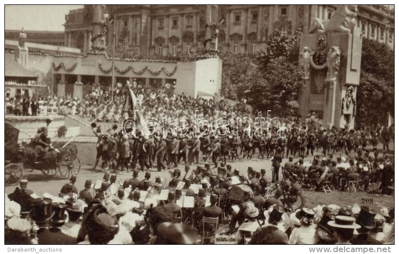 ** T2 1908 Vienna, Wien, Kaiser Franz Joseph Jubil&auml;ums Festzug, Ringstrasse, Photo - Zonder Classificatie