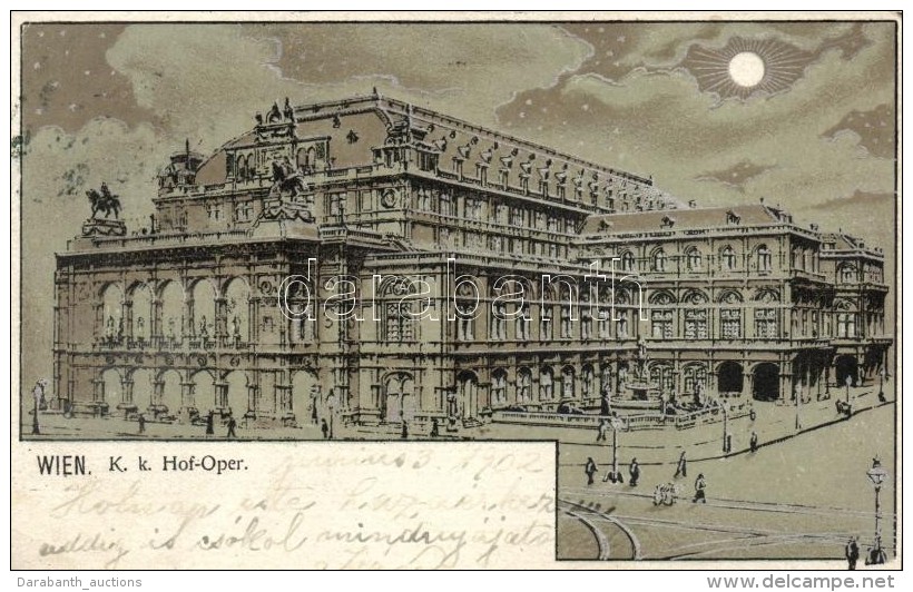 T2/T3 Vienna, Wien; K.k. Hof-Oper / Opera House Litho (EK) - Zonder Classificatie