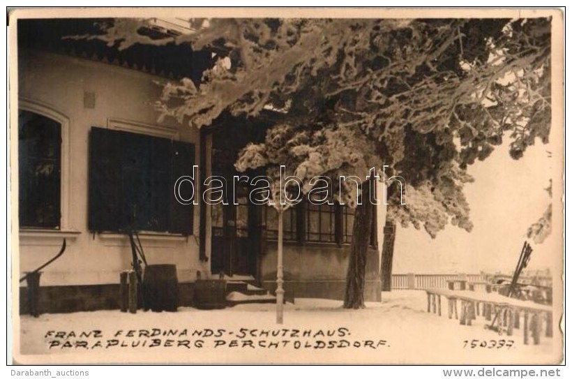 T2 1939 Perchtoldsdorf, Franz Ferdinands Schutzhaus Am Parapluiberg / Rest House, Photo - Zonder Classificatie