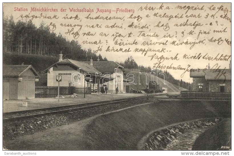 T2/T3 M&ouml;nichkirchen, Station Wechselbahn Aspang-Friedberg / Railway Station (EK) - Zonder Classificatie