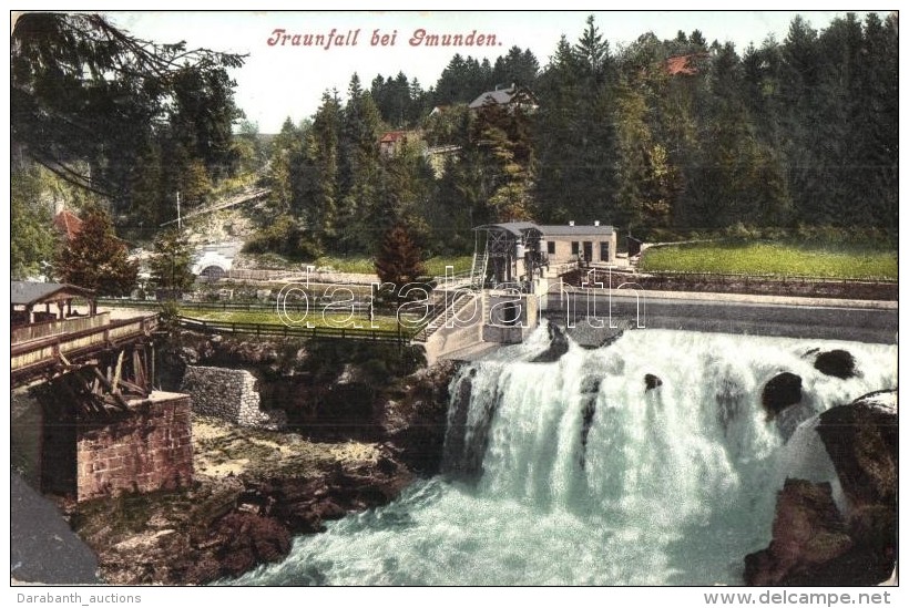 ** T2 Gmunden, Traunfall / Waterfall, Bridge - Non Classés