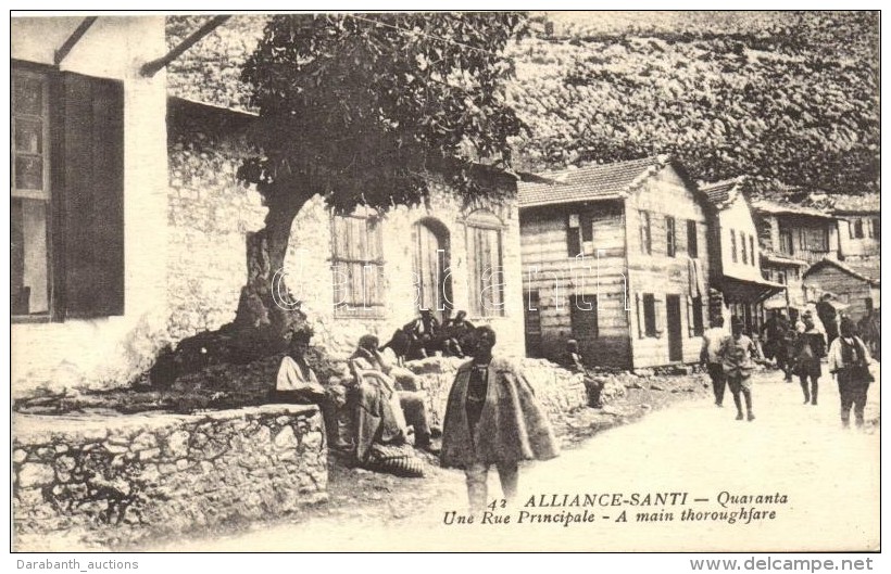 * T2 Sarande, Santi Quaranta; Une Rue Principale / A Main Thoroughfare - Non Classés