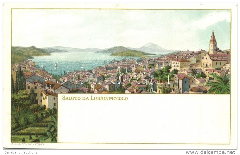 ** T2/T3 Mali Losinj, Lussinpiccolo; General View, C. Jurischek Litho (EK) - Zonder Classificatie