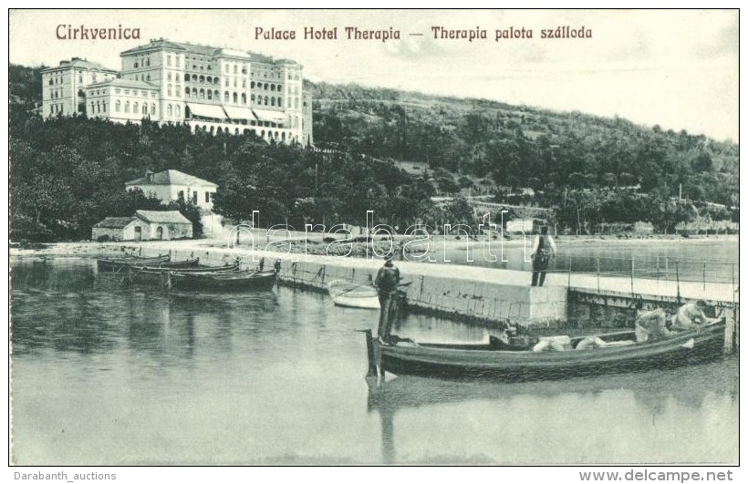 ** T1/T2 Crikvenica, Therapia Palota Sz&aacute;lloda, Cs&oacute;nakkik&ouml;tÅ‘ / Palace Hotel Therapia, Boats - Non Classés