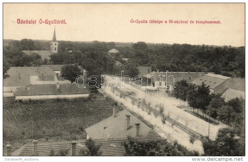 T2 &Oacute;gyalla, Hurbanovo, FÅ‘utca, Templom / View Of Main Street And Church - Non Classés