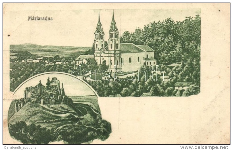 T2 M&aacute;riaradna, Radna; Templom, V&aacute;rrom / Church, Castle Ruins - Non Classés