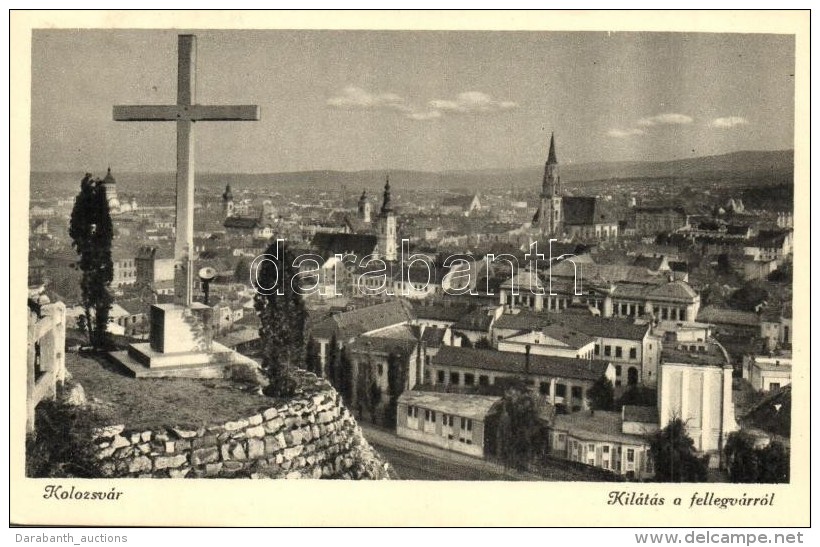 T2 Kolozsv&aacute;r, Cluj; Kil&aacute;t&aacute;s A Fellegv&aacute;rr&oacute;l / Panorama View - Non Classés