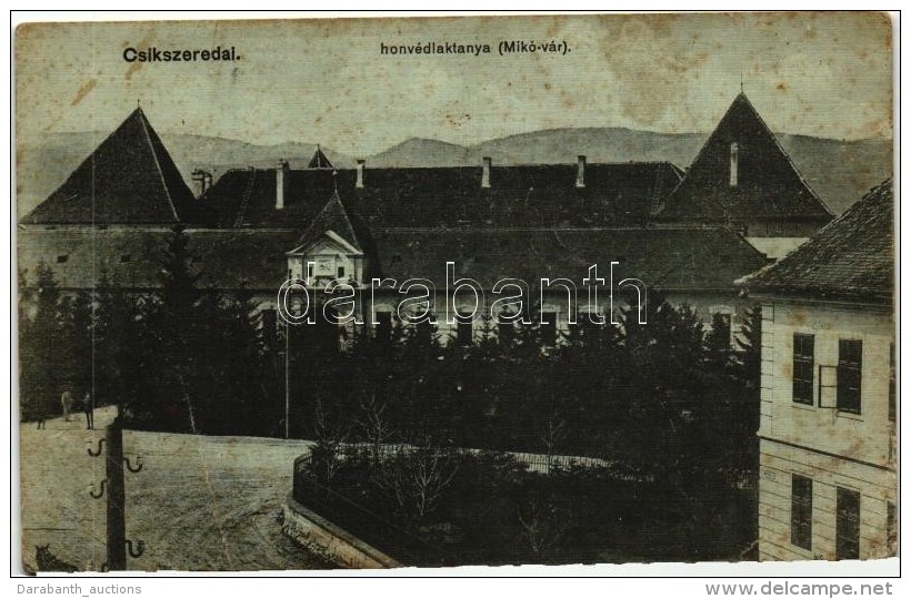 ** T3/T4 Cs&iacute;kszereda, Miercurea Ciuc, Honv&eacute;dlaktanya, Mik&oacute;-v&aacute;r / Military Barracks (fa) - Zonder Classificatie