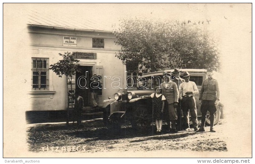 T3 Tiszabecs, Bornemissza Albert Szat&oacute;cs &uuml;zlete, Automobil Katon&aacute;val, Photo (Rb) - Zonder Classificatie