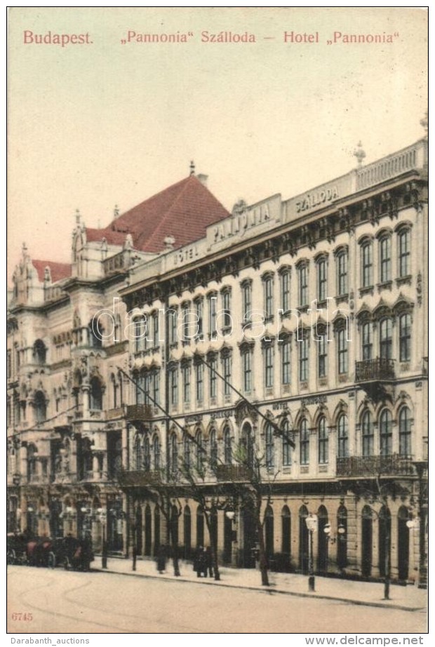 T2 Budapest VIII. R&aacute;k&oacute;czi &uacute;t 5. Hotel Pannonia Sz&aacute;lloda, Taussig A. Kiad&aacute;sa - Non Classés