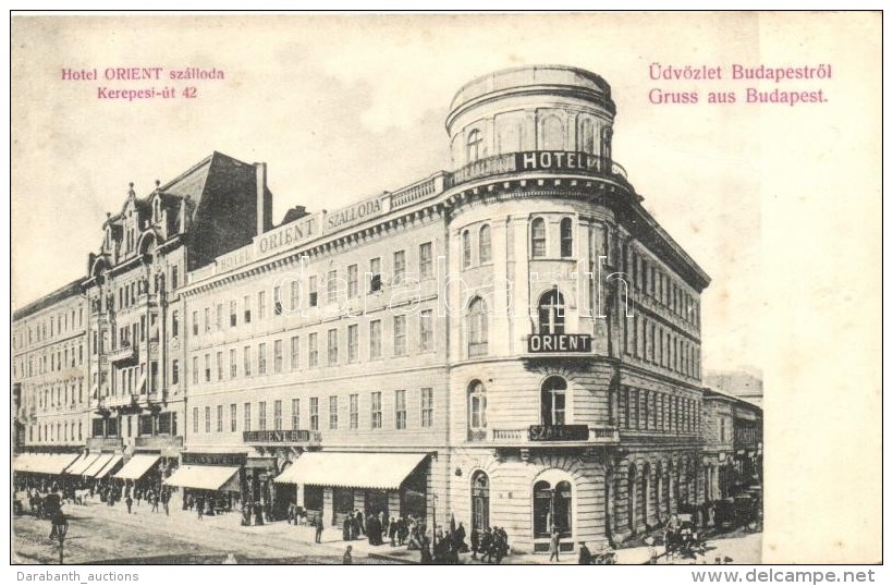 T3 Budapest VII. Kerepesi &uacute;t 42. Hotel Orient Sz&aacute;lloda, Rubin F&uuml;rst &uuml;zlete, D. K.... - Non Classés