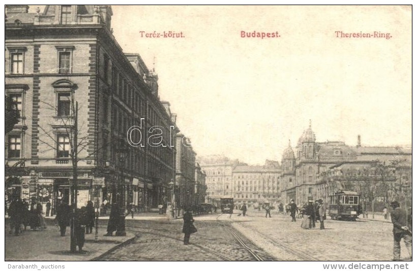 T2/T3 Budapest VI. Ter&eacute;z K&ouml;r&uacute;t, Doh&aacute;nytÅ‘zsde, Villamosok, M. T. &eacute;s F. I. Koch... - Non Classés