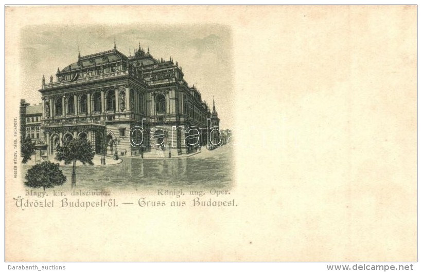 ** T2 Budapest VI. Dalsz&iacute;nh&aacute;z (Opera), Rigler R&eacute;szv. T&aacute;rs. Litho - Zonder Classificatie