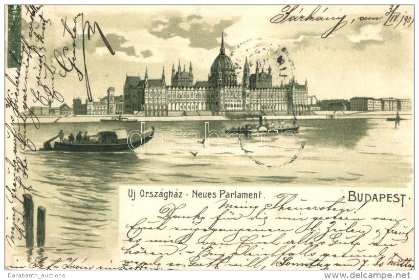 T2/T3 Budapest V. &Uacute;j Orsz&aacute;gh&aacute;z, Litho (EK) - Zonder Classificatie