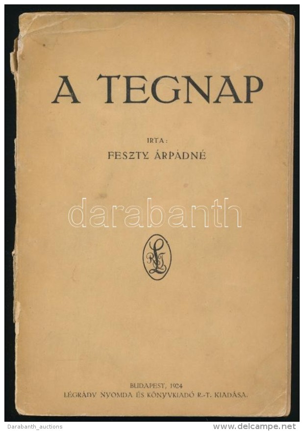 Feszty &Aacute;rp&aacute;dn&eacute; (J&oacute;kai R&oacute;za): A Tengnap. (Visszaeml&eacute;kez&eacute;sek.) Bp.,... - Zonder Classificatie