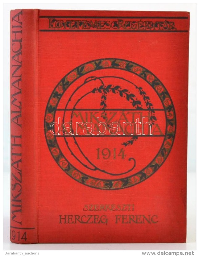 Egyetemes Reg&eacute;nyt&aacute;r. Miksz&aacute;th Almanach Az 1914. Szerk.: Herczeg Ferenc. Bp,[1914], Singer... - Zonder Classificatie