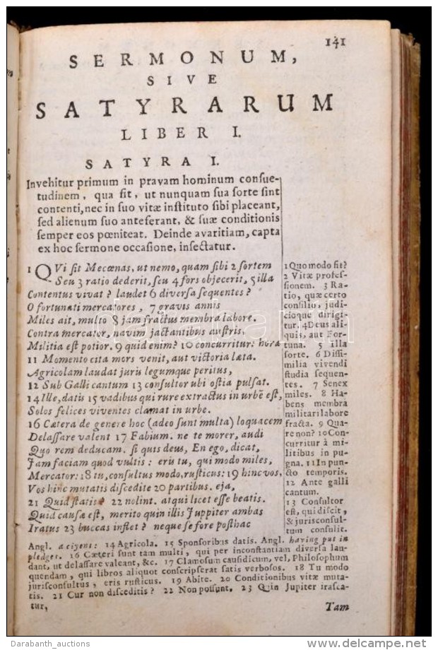 Quintus Horatius Flaccus: Scholiis, Commentarii Instar Illustratus A Ioanne Bond. Odarum Seu Carminum, Epodon,... - Non Classificati