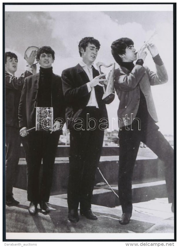 Cca 1966 Beatles Egy&uuml;ttes Tagjai, Fekete Gy&ouml;rgy (1904-1990) Budapesti F&eacute;nyk&eacute;p&eacute;sz... - Autres & Non Classés