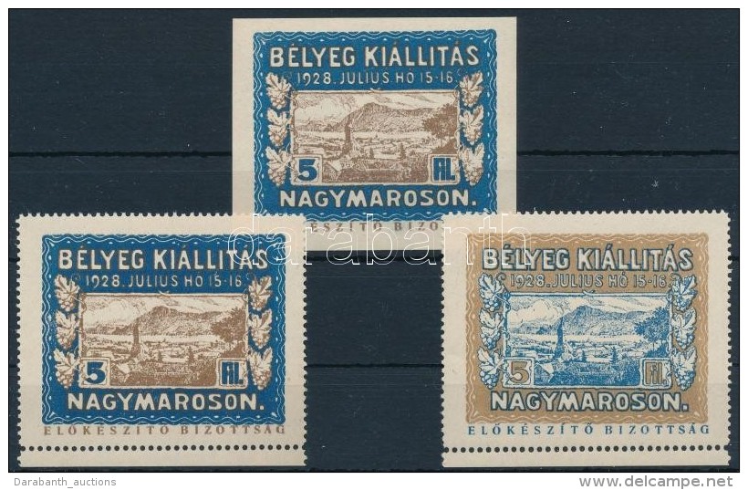 ** 1928 B&eacute;lyegki&aacute;ll&iacute;t&aacute;s Nagymaroson ElÅ‘k&eacute;sz&iacute;tÅ‘ Bizotts&aacute;g 2 Db... - Non Classificati