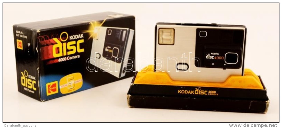 Kodak Disc 4000 F&eacute;nyk&eacute;pezÅ‘g&eacute;p Eredeti Tokj&aacute;ban, J&oacute;, MÅ±k&ouml;dÅ‘... - Appareils Photo