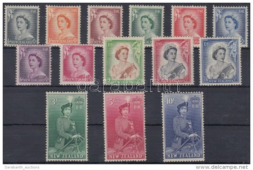 ** 1953 II. Erzs&eacute;bet Kir&aacute;lynÅ‘ Sor Mi 332-345 - Other & Unclassified