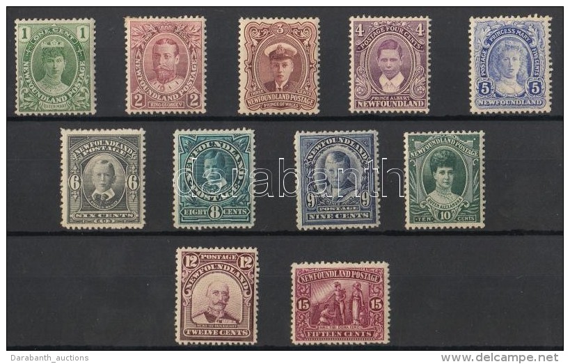* 1911 Forgalmi B&eacute;lyeg Sor/ Definitive Stamp Set Mi 85-95 - Other & Unclassified