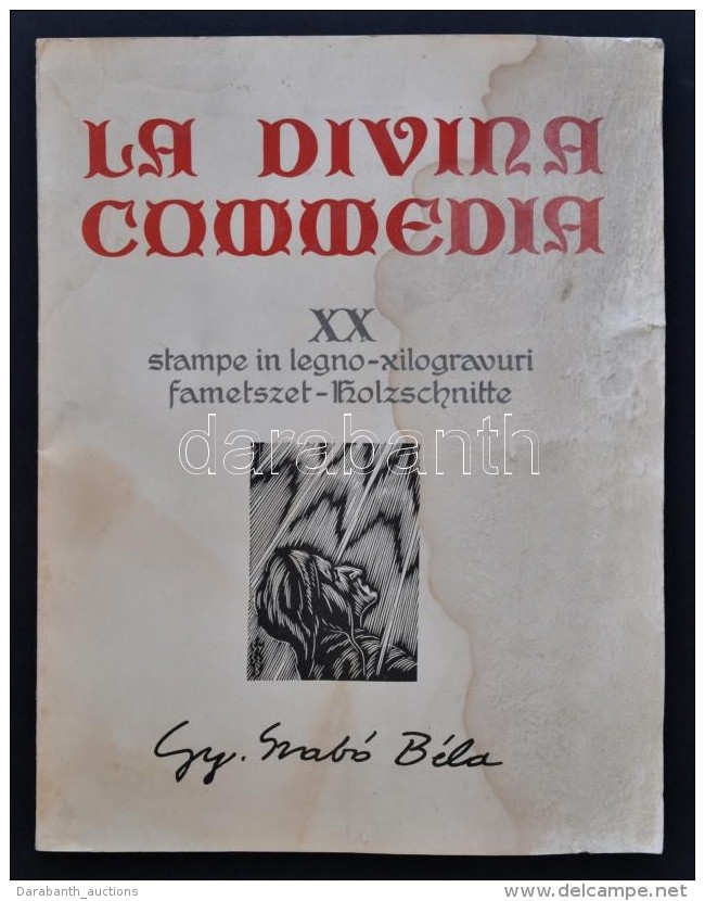 Dante: La Divina Commedia. Kolozsv&aacute;r, 1976, Dacia. Kiad&oacute;i Pap&iacute;rk&ouml;t&eacute;sben,... - Unclassified