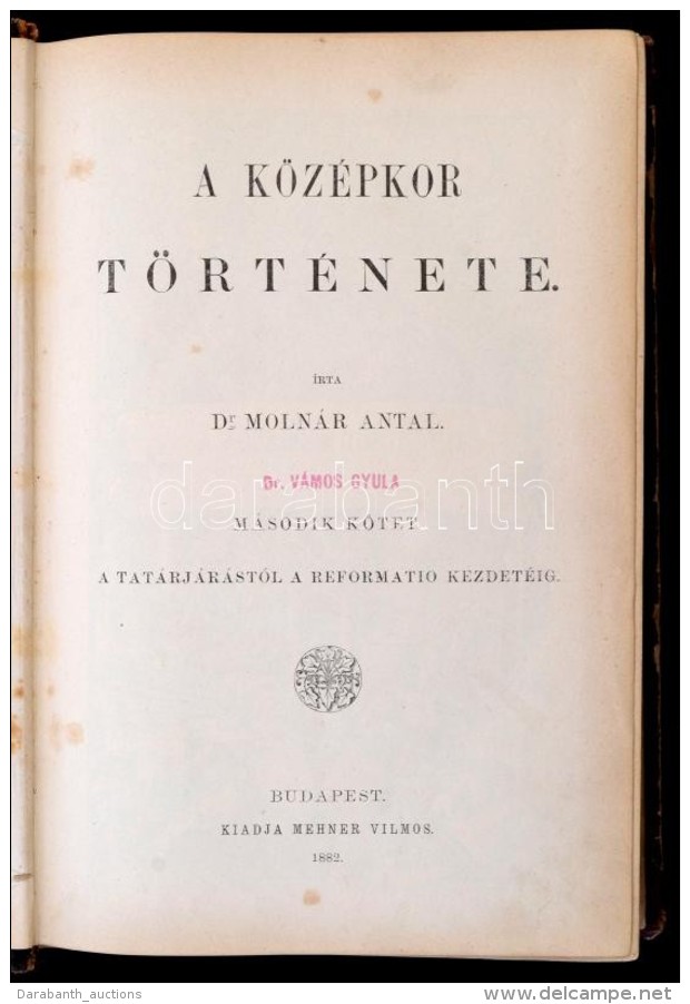 Rib&aacute;ry Ferenc: K&eacute;pes Vil&aacute;gt&ouml;rt&eacute;nelem. 5. K&ouml;tet K&ouml;z&eacute;pkor.... - Non Classés