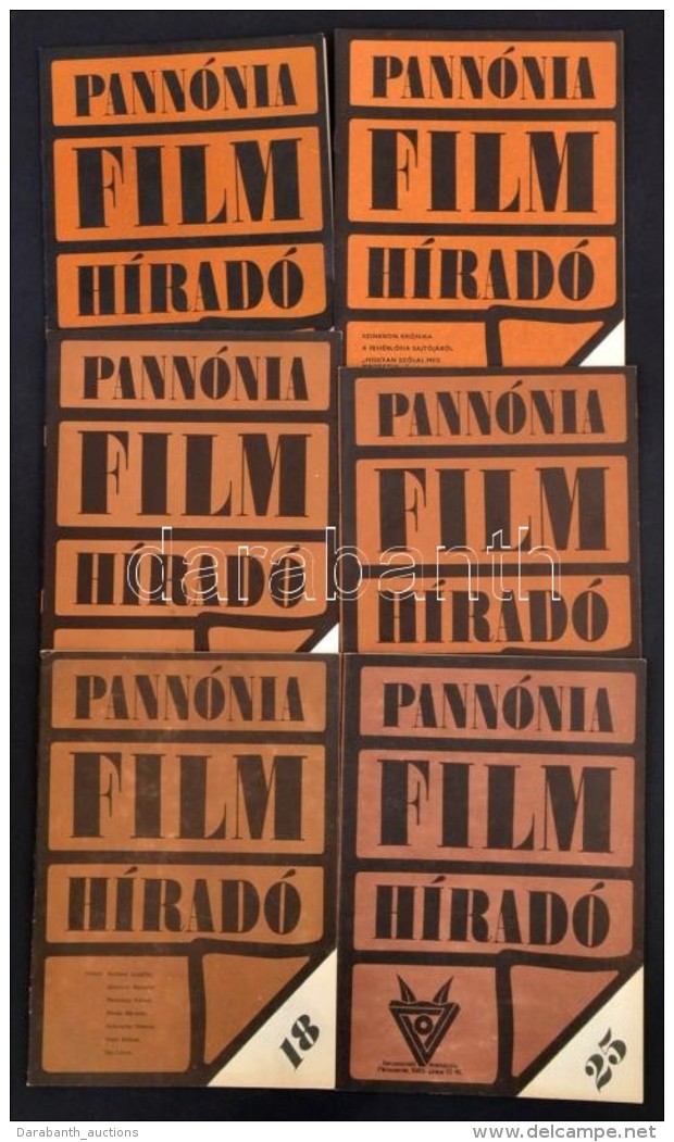 1981-1985 Pann&oacute;nia Filmh&iacute;rad&oacute;, 6 Db (1-2, 4, 12, 14, 18, 25 Sz&aacute;mok) - Zonder Classificatie